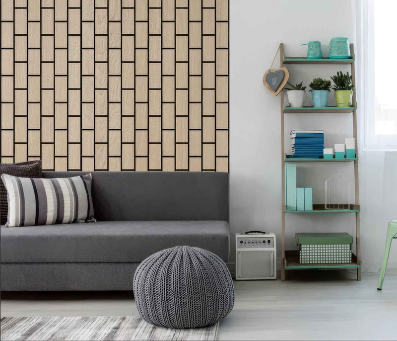 Oak Vertical Acoustic Panel