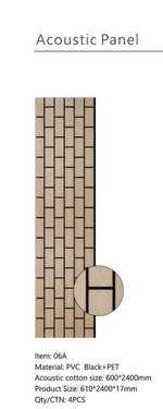 Oak Vertical Acoustic Wall Panel - ashlynconcepts