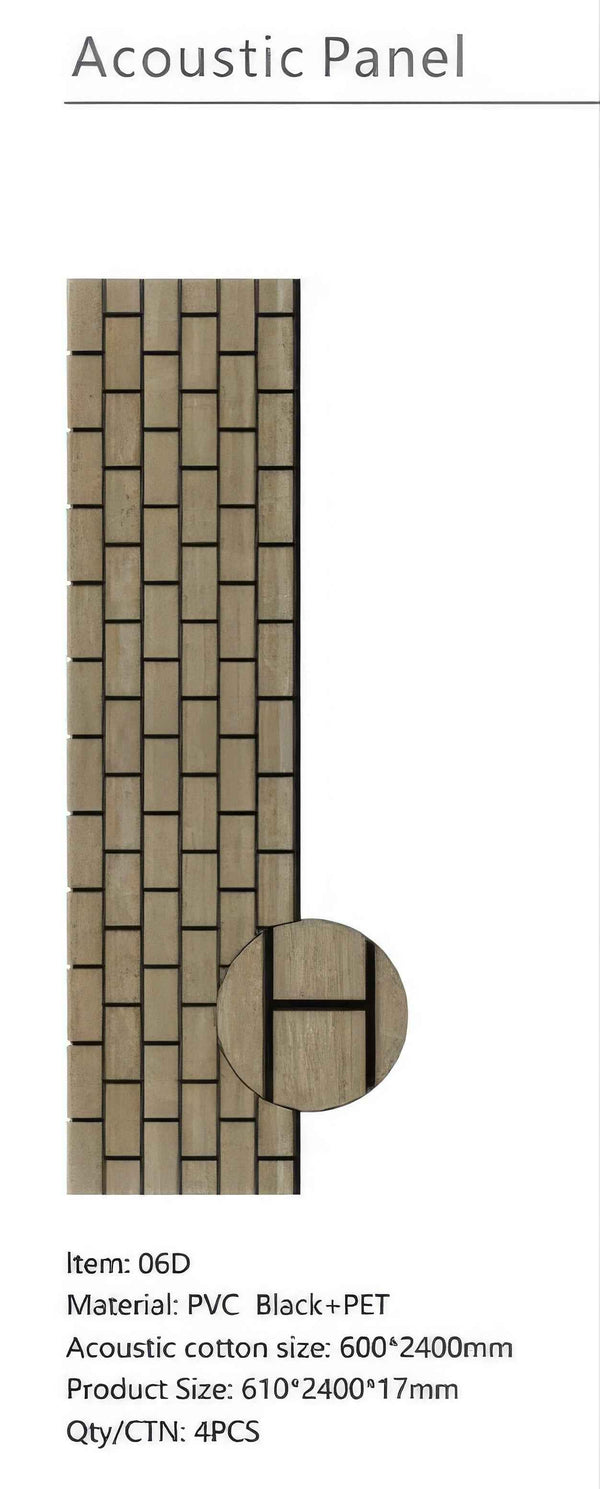 Dark Oak Vertical Acoustic Panel