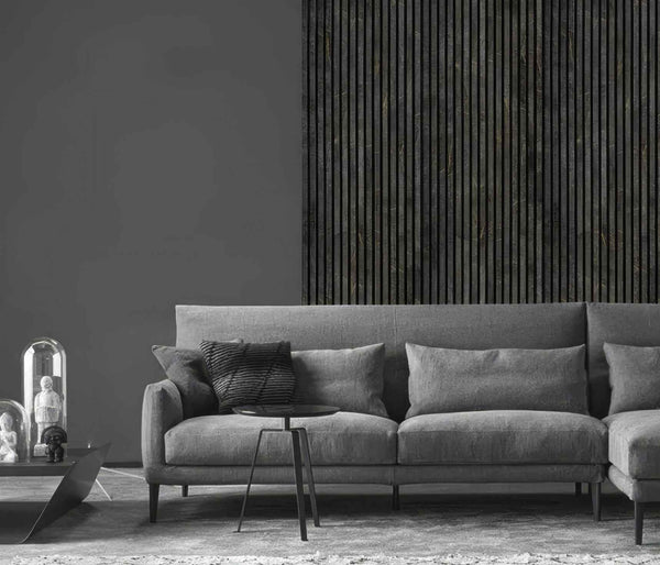 Gold & Black Marble Acoustic Panel - Ashlynconcepts