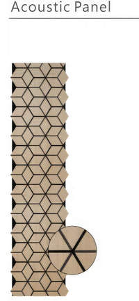 Oak Blocks Acoustic Panel - Ashlynconcepts