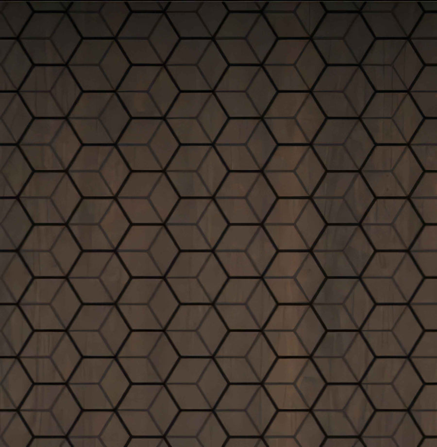 Walnut Blocks Acoustic Panel
