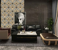 Antique Metallic Gold Acoustic Panel - Ashlynconcepts