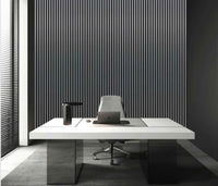 Metallic Dark Grey Acoustic Panel