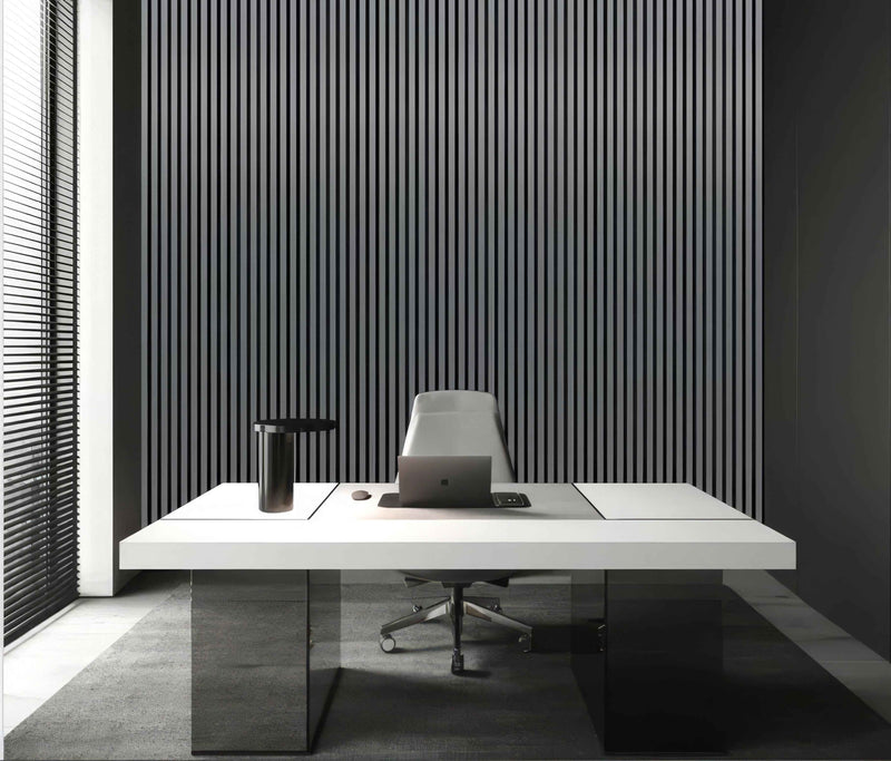 Metallic Dark Grey Acoustic Panel