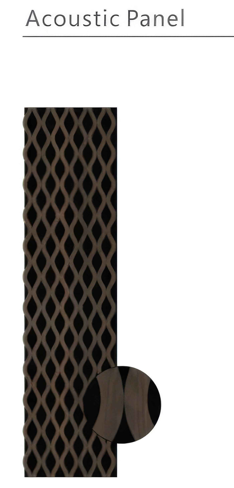 Walnut Wavy Acoustic Panel - Ashlynconcepts