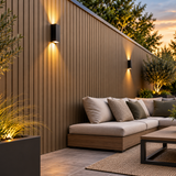 Khaki 21 × 290 × 2.5cm outdoor composite wall panel with a warm neutral finish for modern exterior spaces