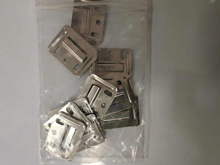 Wall Panel Bracket Fixing Kit, 100 Pack