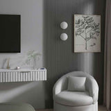 Metallic Dark Grey Acoustic Wall Panel - ashlynconcepts