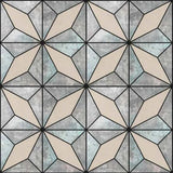 Close-up of a 60 × 240 × 1.5cm metallic grey acoustic panel featuring subtle aged detailing
