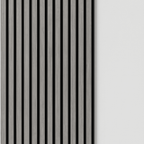 Grey Acoustic 60 × 280 × 1.7cm Wall Panel