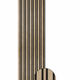 Oak Wide Slat Acoustic Wall Panel