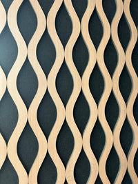 Oak Wavy Acoustic Panel - 240 x 60 cm