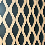 Oak Wavy 60 × 240 × 1.5cm Acoustic Wall Panel