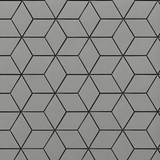 Close-up view highlighting the dimensional block pattern, subtle grey tones and detailed textured finish