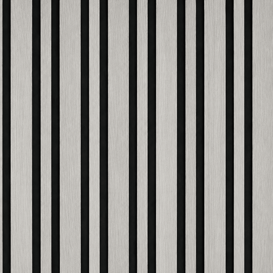 Close-up view highlighting subtle grey tones, broad slat detailing and a refined textured surface