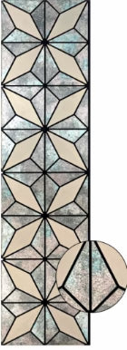 Antique Metallic Grey Acoustic Panel
