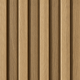 Close-up of a 15 × 240 × 1.8cm PVC panel highlighting natural walnut tones and realistic timber texture