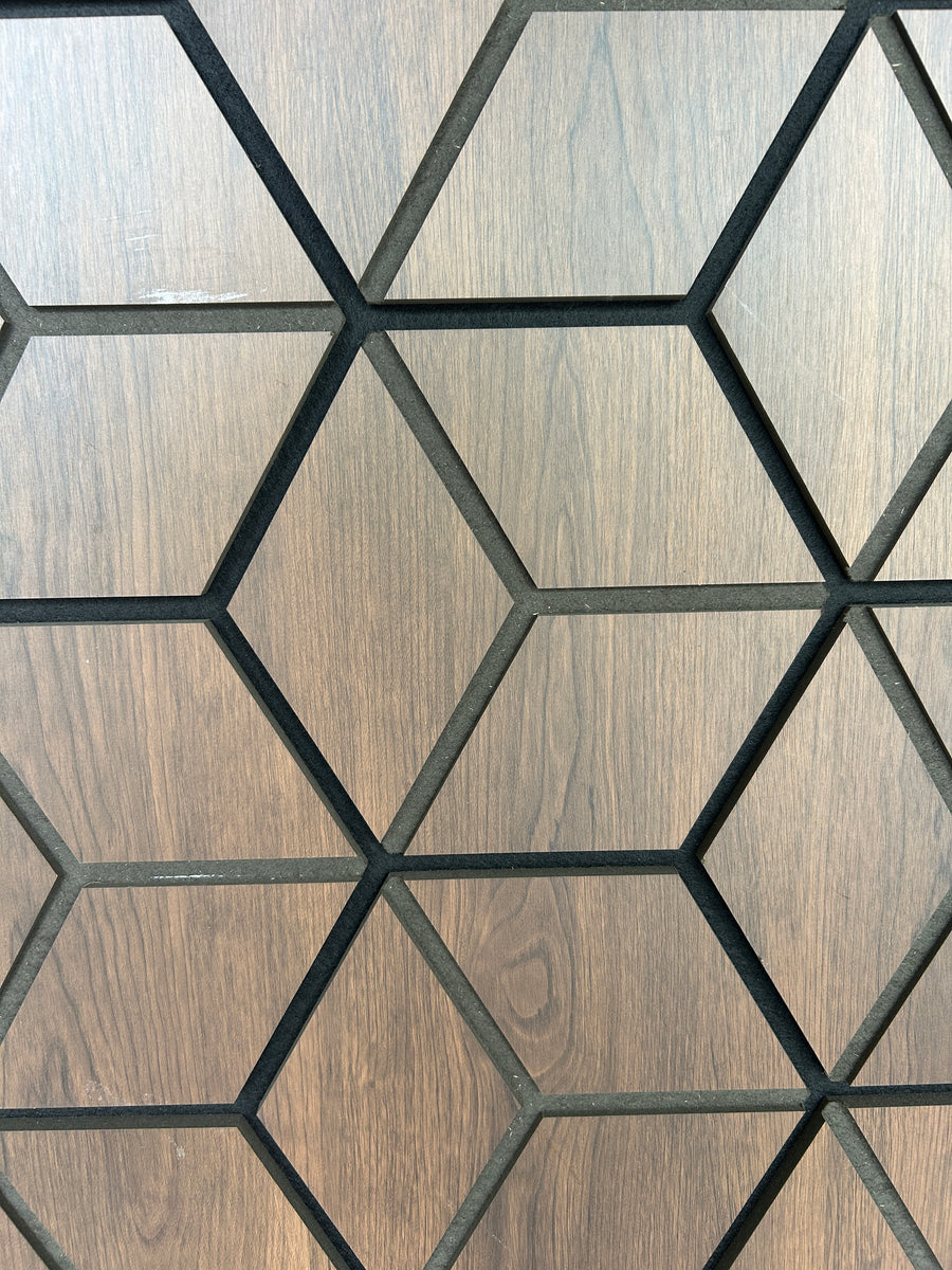 Walnut Acoustic Block Wall Panel