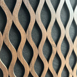 Walnut Wavy 60 × 240 × 1.5cm Acoustic Wall Panel