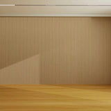 Oak 15 × 240 × 1.5cm Fluted Seamless PVC Wall Panel