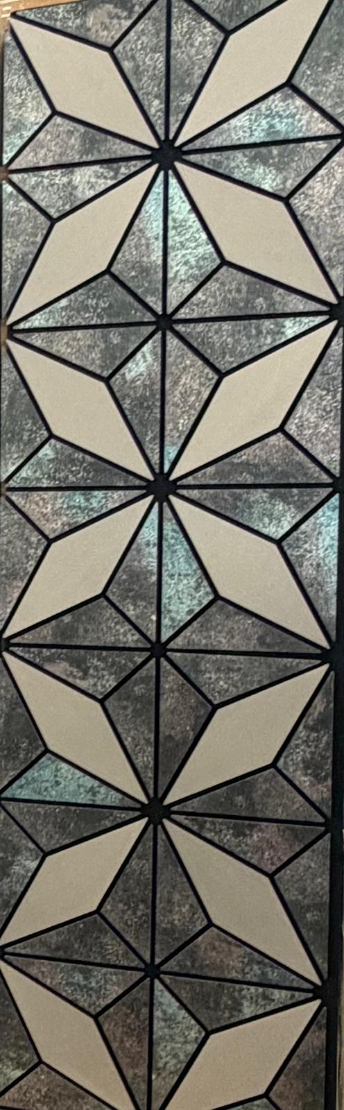 Antique Metallic Grey Acoustic Panel | 60 × 240cm | Pack of 4