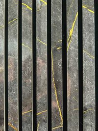 Gold & Black Marble Acoustic Wall Panel 280 Cm
