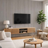 White 60 × 240 × 1.5cm acoustic wall panel with a clean textured finish for contemporary interiors