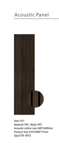 Walnut Acoustic Panel - Ashlynconcepts