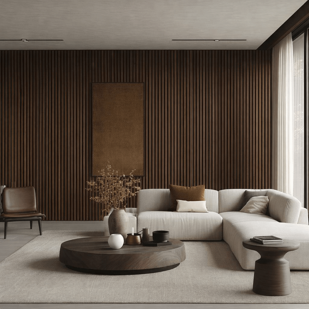 Walnut Acoustic Wall Panel