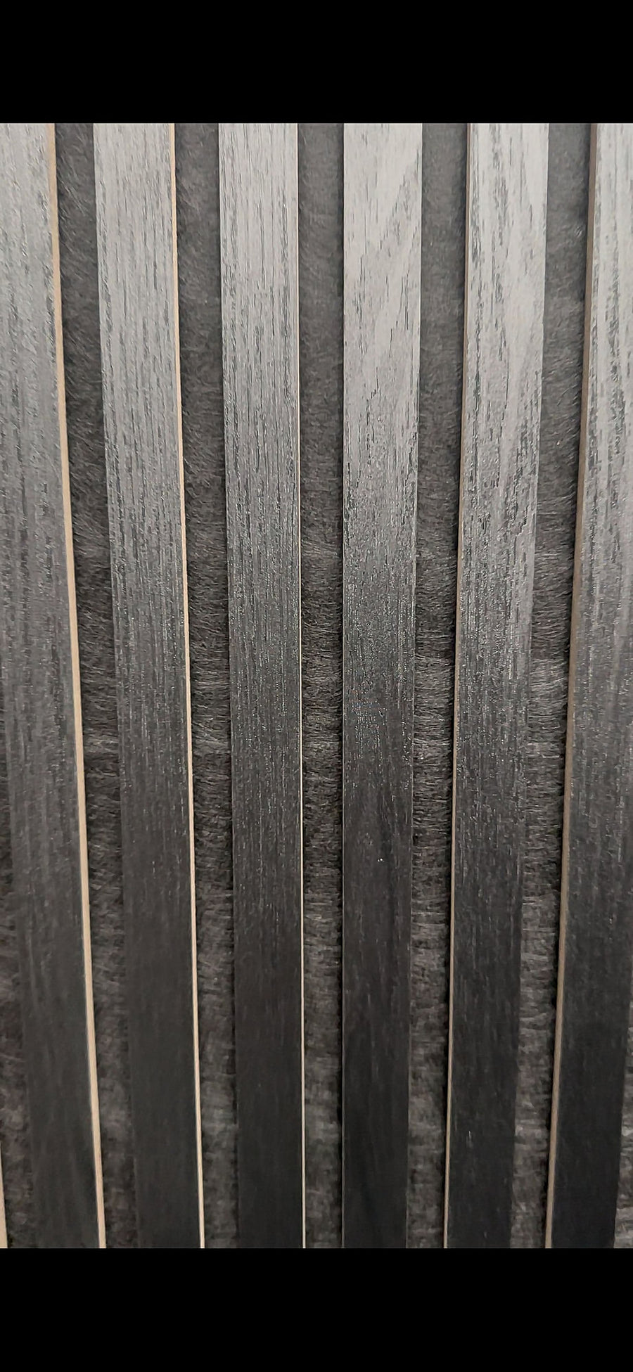 Black Acoustic Wall Panel | 60 × 240cm | Pack of 4